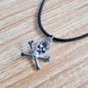 Fashion Skull Pendant Necklace For Women Vintage Black Leather Choker Steampunk Goth Gothic Charms Jewelry Accessories