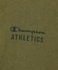 Washed Regular Fit Athletic Long Sleeve Hoodie Olive