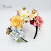 Decorazione di Fiori Imitazione Cerchietto per Capelli Design Elastico Viaggio Festa Fascia Vari Stili Cerchietto per Capelli Floreale Copricapo Accessorio Affascinante