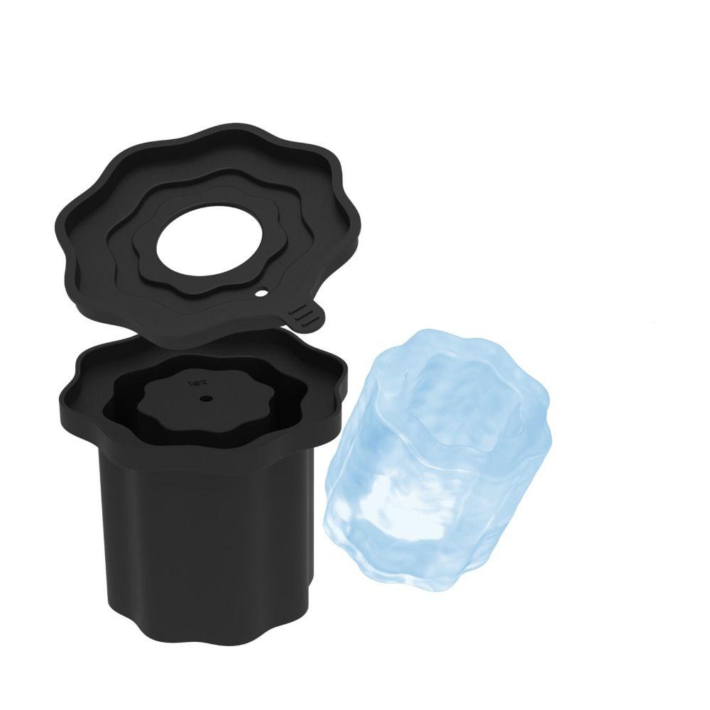 Silicone Silicone Ice Molds with Lid Ice Cube Maker Mold for Stanley Cup 20-40oz