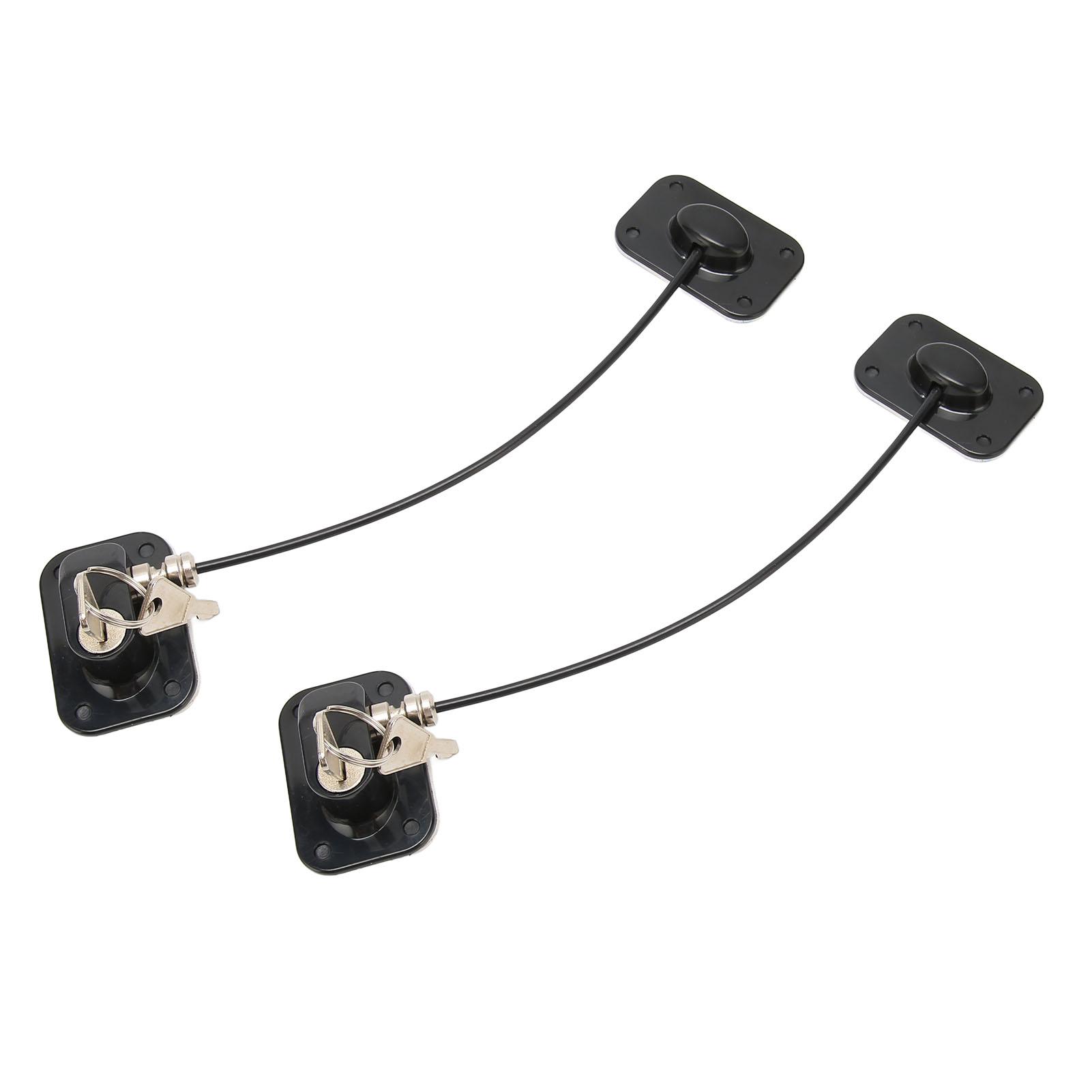 

2 шт. замок для холодильника 4 ключа пластиковый нержавеющая сталь легкий монтаж замок для морозильника для окна шкафа