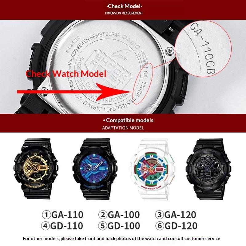 Applicable To Casio Strap Casio G-SHOCK Series Watch Strap GA-110GBGD120GA Sports Silicone