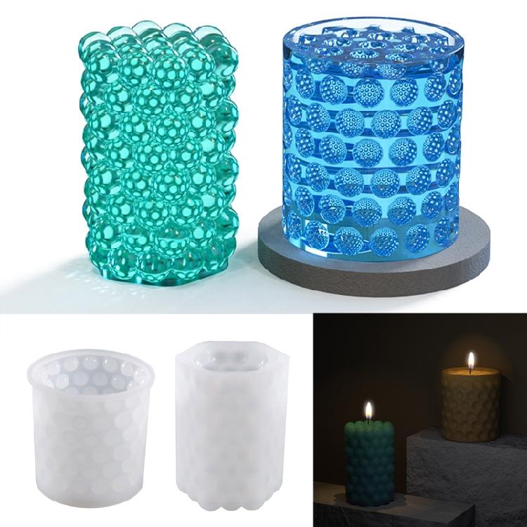 Beads Silicone Mold Gypsum Epoxy Resin Aroma Candle Mould for Home Decoration