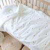 Embroidered Cotton Bean Fleece Quilt