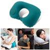 1PC Inflatable U-Shaped Neck Pillow For Office And Travel Pillow Portable Folding Design Ideal For Car And Outdoor Use Pillow