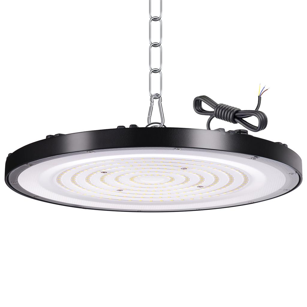 UFO High Bay LED Light 100W 200W 300W Long-Life Energy Savings Highbay Lamp for Warehouse Industrial Factories Garages Stadium