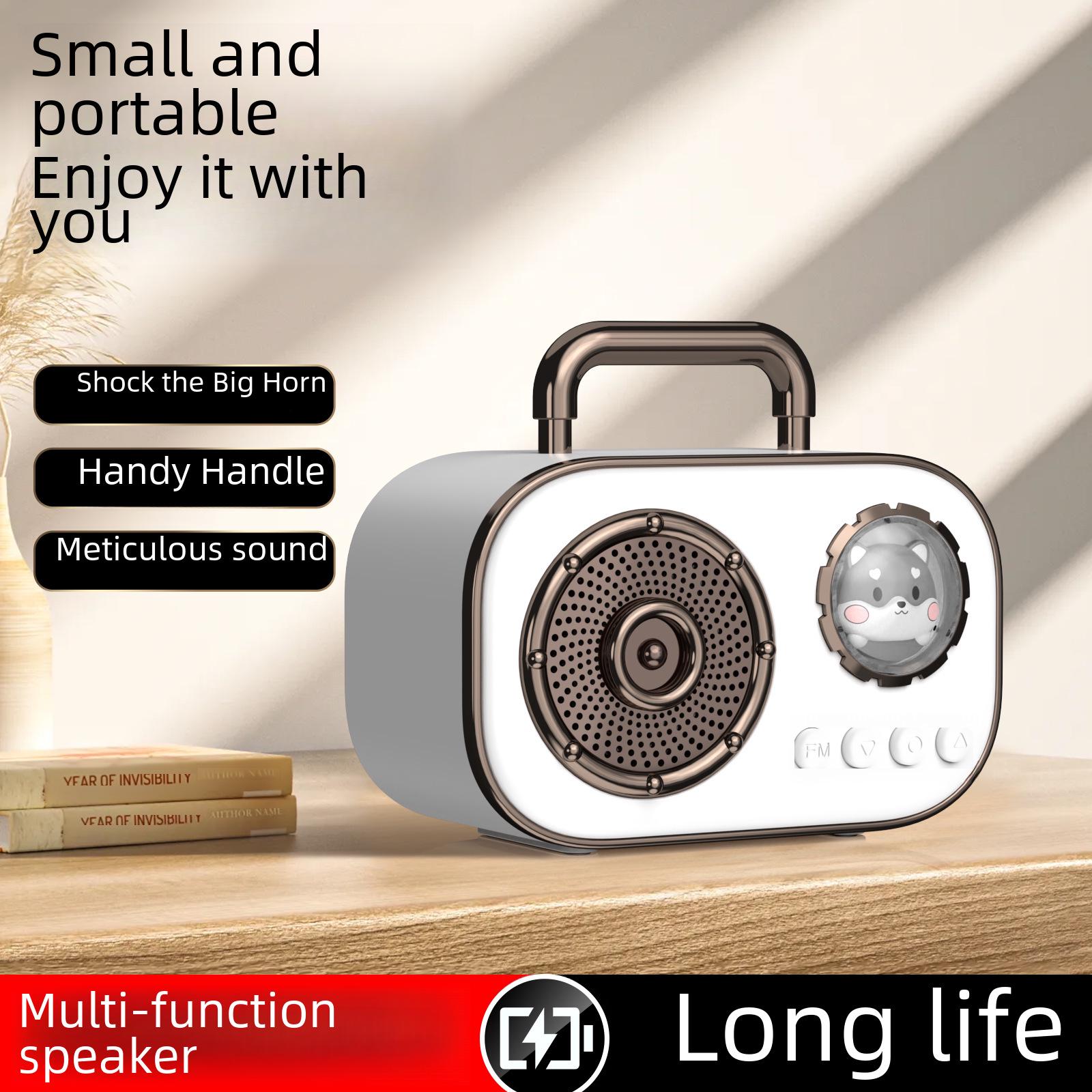 

Retro Bluetooth Speaker: Nostalgic, Portable Mobile Audio with Powerful Bass