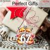 Valentine's Day Transparent Acrylic Pendant Two Foxes 6 7 Pattern Hanging Decor for Wall Door Car Gift for Friends Galentine's Day