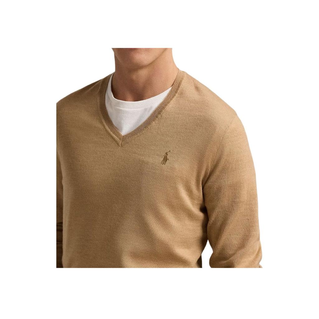 Polo Ralph Lauren Wasbare Wol V-Hals Pullover Heren trui 710941105-009