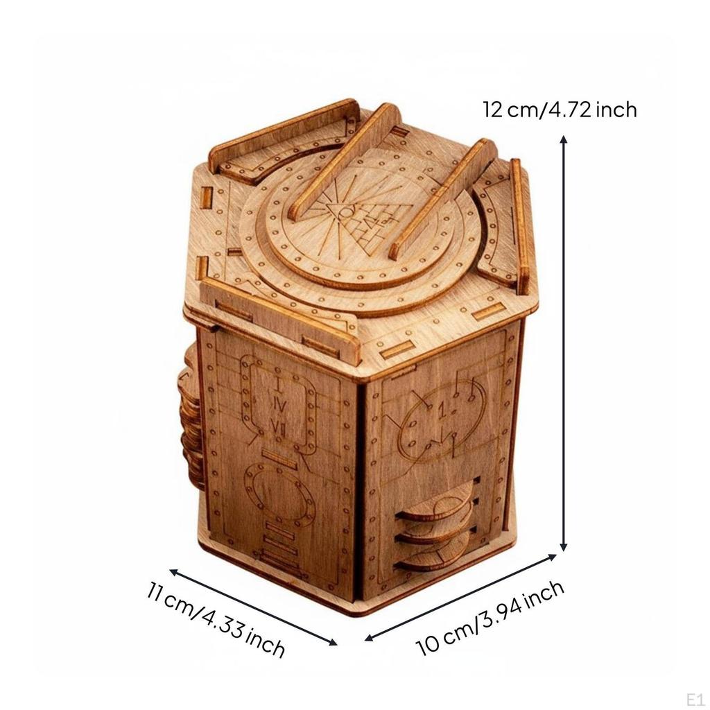 Treasure Chest Puzzle Box Gift Idea Reasoning Game for Leisure