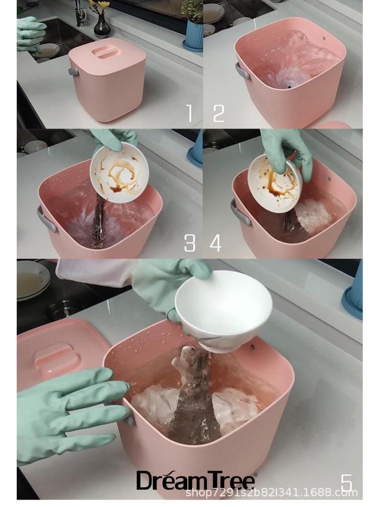 Portable Mini Turbine Dishwasher & Sink Combo for Vegetables and Fruits