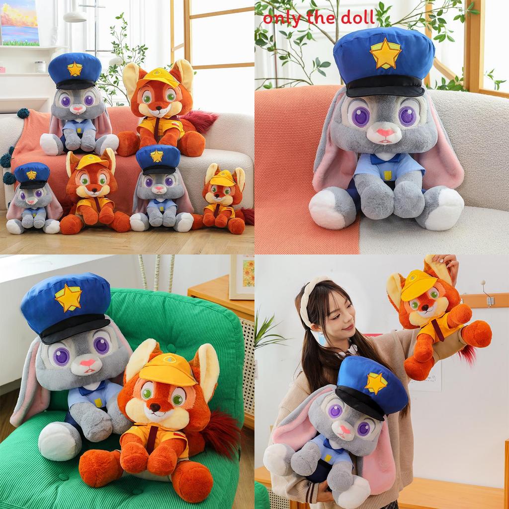 Animal Plush Toy Judy Nick Zootopia Soft Pillow For Kids And Girls