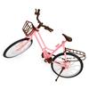 Modèle de Vélo en Plastique Modèle de Vélo Simulé Vélo Miniature Réaliste Ornement de Bureau Vélo Jouet Interactif pour Bureau Étagère