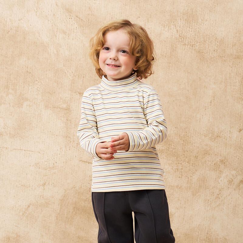 

TONGTAI Unisex Thick High-Neck Long-Sleeve Base Layer Top for Babies & Kids 80cm