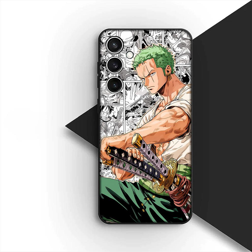 Cover for Samsung Galaxy A35 A36 A55 A26 A05 A06 A14 A50 A51 A53 A54 A12 A13 A23 Phone Case Sanji Roronoa Zoro One Piece Luffy