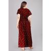 Cotton Floral Printed Daily Wear Nighty Women Lightweight Sleepwear Night Gown