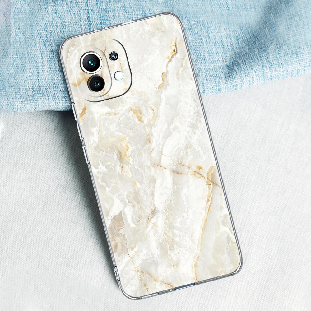 Marble For Poco X5 X3 NFC F5 F4 F3 M3 Clear Phone Case For Xiaomi 12T 12 13 Lite 11 Ultra Mi 10T 5G 11X Pro 11T Silicone Cover