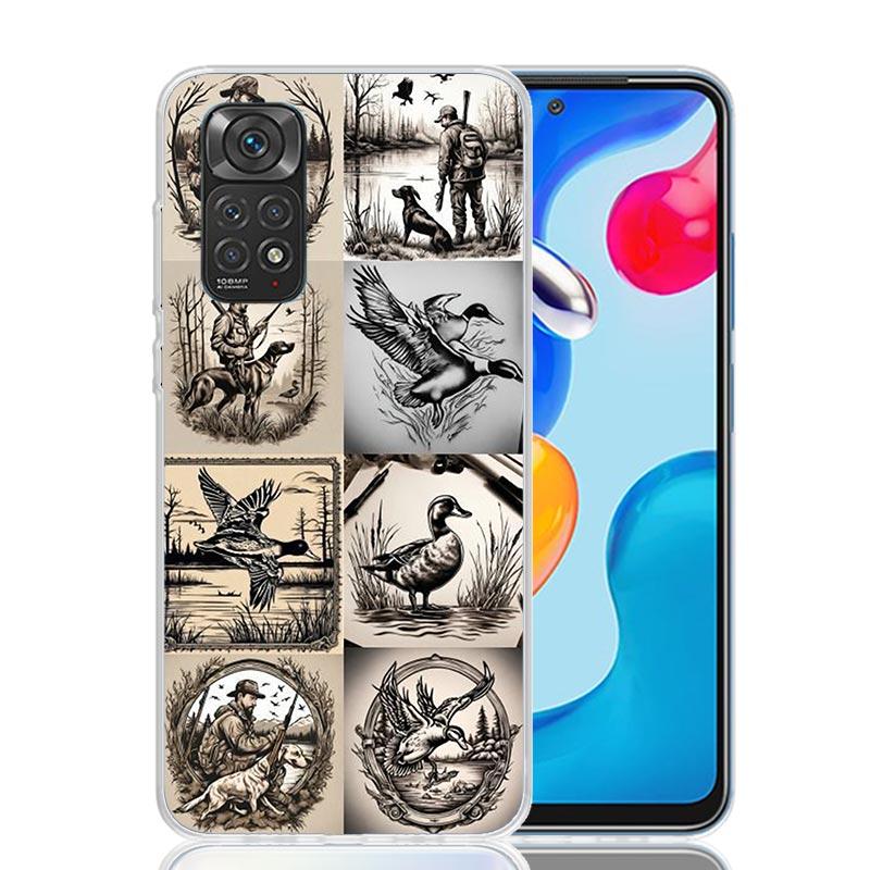 

Hunter Dog Hunting Phone Case For Xiaomi Redmi Note 13 14 15 Pro Plus 12S 12 14S 11S 11E 10 10S 11 11T 5G 4G Cover Coque Redmi N Note 13 Pro Plus