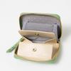 Perke Crocodile Enamel Accordion Card Wallet