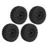 4 Pcs 1/10 RC Wheels 110mm Diameter 45mm Width 12mm Connector Rubber Plastic RC Short Course Trucks 