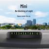 Luminous Phone Number Temporary Parking Plate for Cars