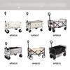 Deluxe Electric Folding Camping Cart with Tank Wheels