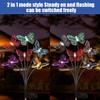 New Solar  Light Outdoor Waterproof   Lawn Lights Garden Sunlight Powered Landscape Lights Garden Decor Lamp 2 Modes