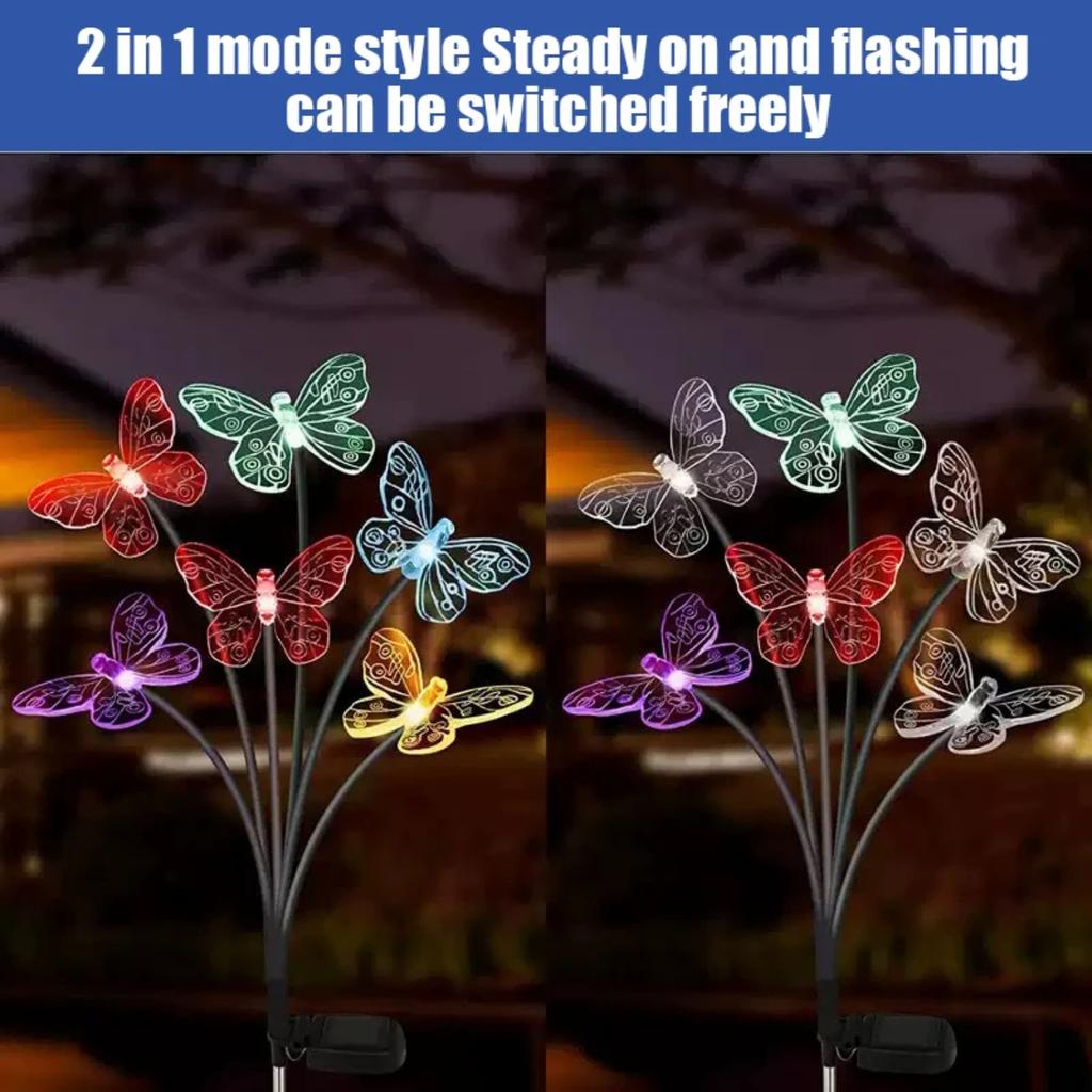 New Solar  Light Outdoor Waterproof   Lawn Lights Garden Sunlight Powered Landscape Lights Garden Decor Lamp 2 Modes
