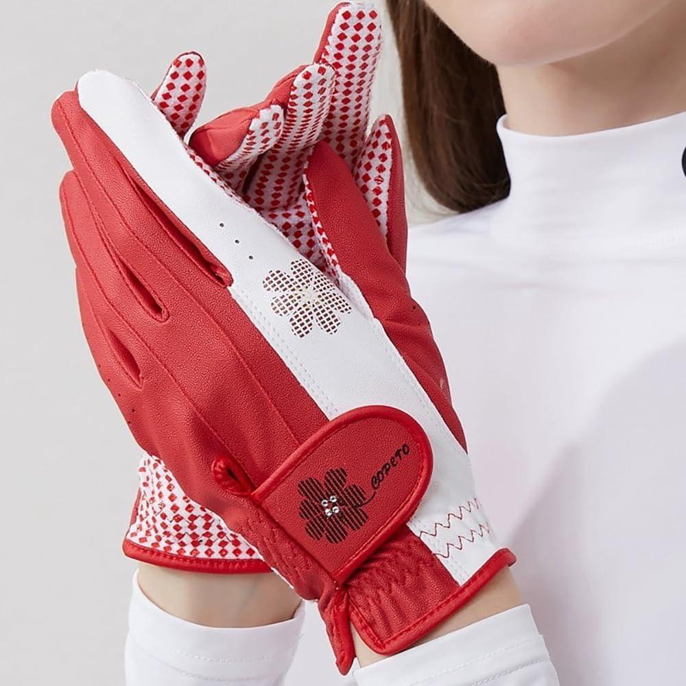 A Pair Enhanced Grip Golf Gloves Breathable Golf Accessories Ladies Golf Gloves  for All Weather