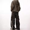 Men's Retro Camouflage Overalls: Spring Casual, Trendy, Loose-Fit with Large Pockets