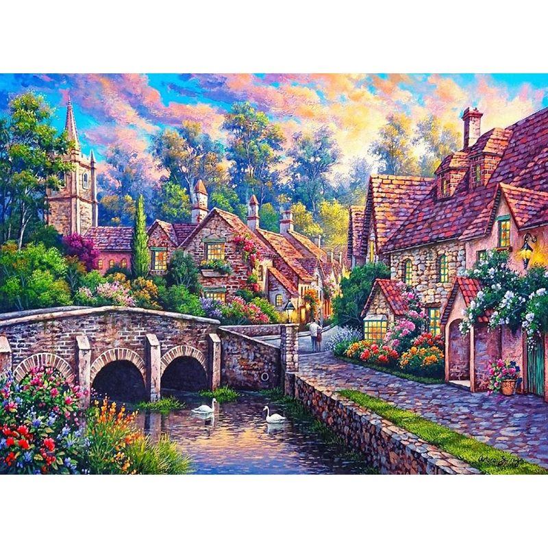 Diy 5d Diamond Painting Scenery City New Arrival Architecture Landscape Diamond Mosaic Sale Home Decor