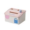 Big Capacity Tissue Storage Box House Shape Desktop Storage Holder Tissue Paper Box  Desktop
