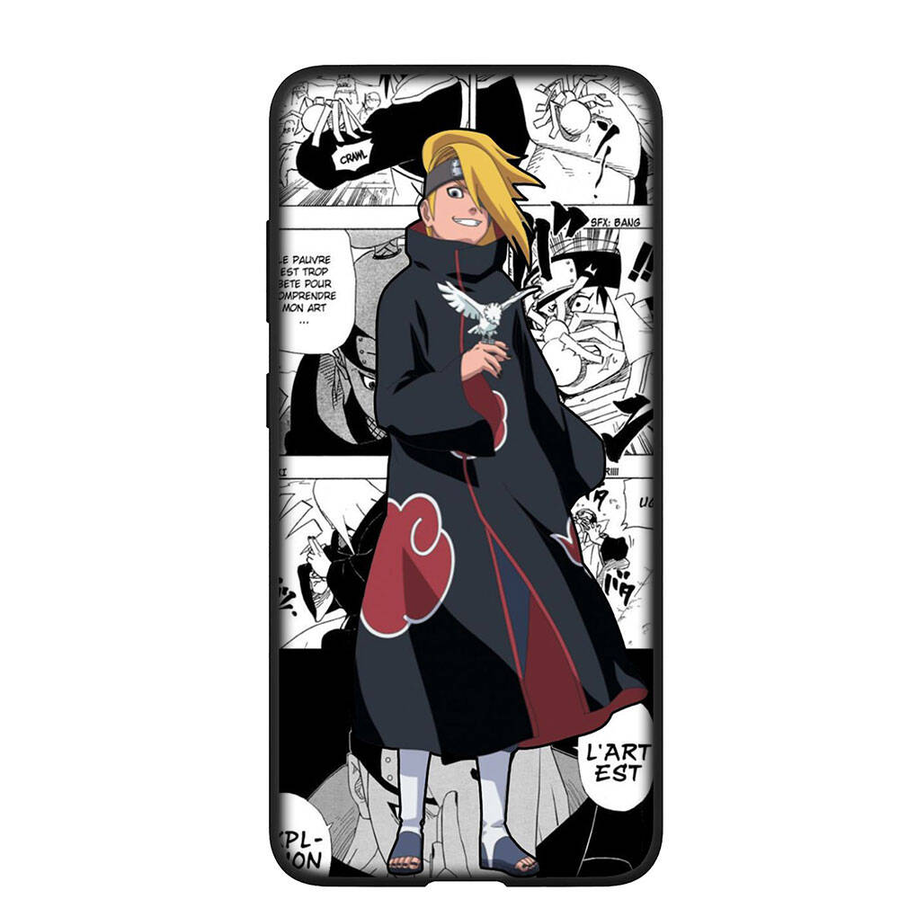 Phone Case for iPhone 17 15 16 Plus Xiaomi Poco X7 X6 F8 F7 M8 C85 C75 C71 Redmi Note 14 12 11 13 Pro Max A4 14C 13C Deidara Silicone Akatsuki Narutos