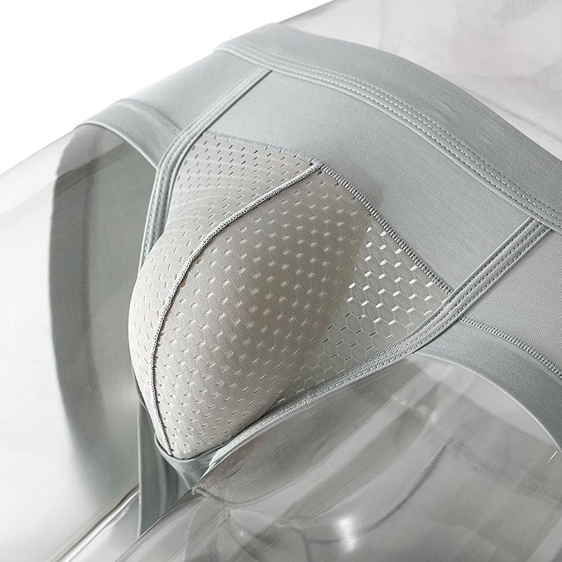 Men's Breathable Modal Mesh Briefs - Comfortable Youth Triangle Underwear