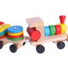 Delightful Kids Developmental Toys Train Truck Wooden Geometric Blocks Baby Educational Toy