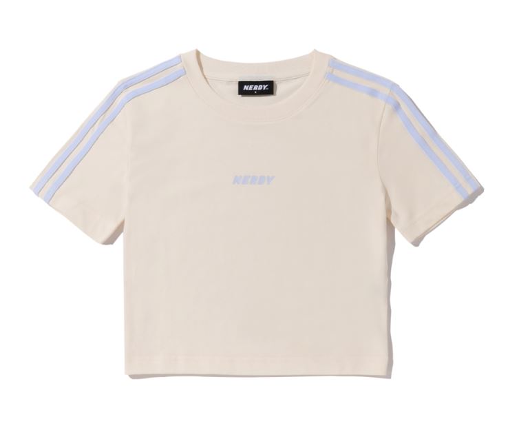 

NERDY Женские укороченные шорты с короткими рукавами NY 23SS, кремовый