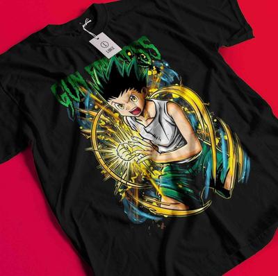 Gon Shirt Hunter X Hunter HXH Hisoka Tshirt Killua Tee T-Shirt Meruem Kurapika AA346