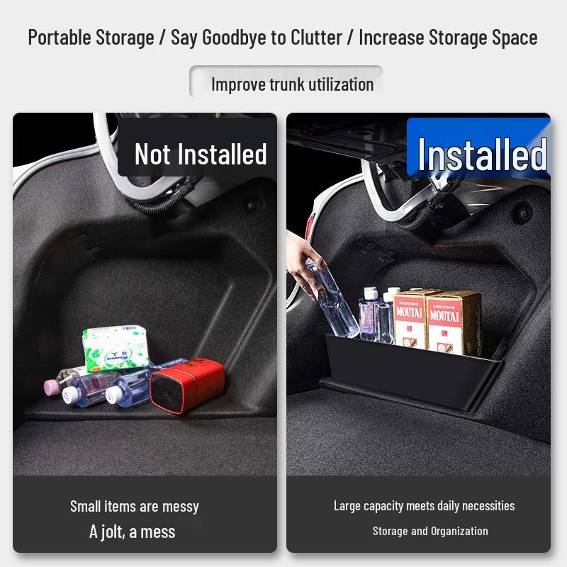 Toyota Avalon Waterproof Trunk Liner and Storage Box Set for Interior Decoration