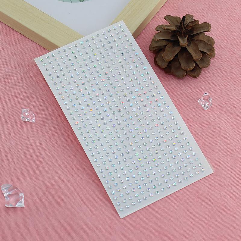 Diamond Crystal Tatoveringsklistremerke Glitter Eyeliner Øyenbrynsminke Ansiktsøyne Diamanttatoveringer Rock Rhinestone 3D Eyeliner-klistremerker