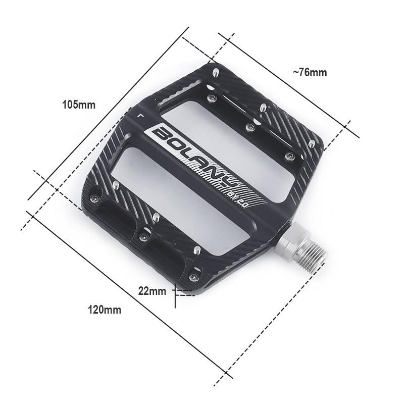Aluminum Alloy Bicycle Pedals With Anti-Slip Surface Mountain Road Bikes - BY2.0 Model