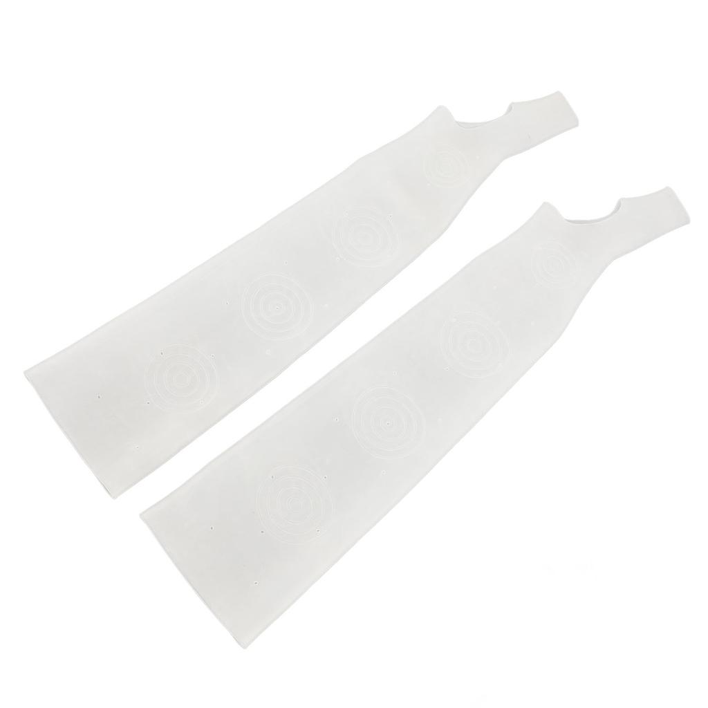 1pair SEBS Long Moisturizing Arm Sleeve with Thumb Hole Washable Elastic Hands Care Arm Sleeve for Dryness Calluses