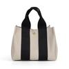 Lizdays A4 Tote Tape IC Card Small Gray X Women's Bag, 2-Way, Handle, Pocket, (Light Black)