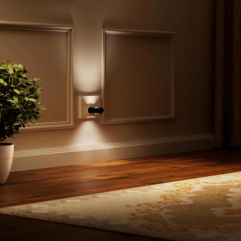 220V Mini LED Night Light with Twilight Sensor Plug in for EU US Socket Energy Efficient Lamp for Baby Room