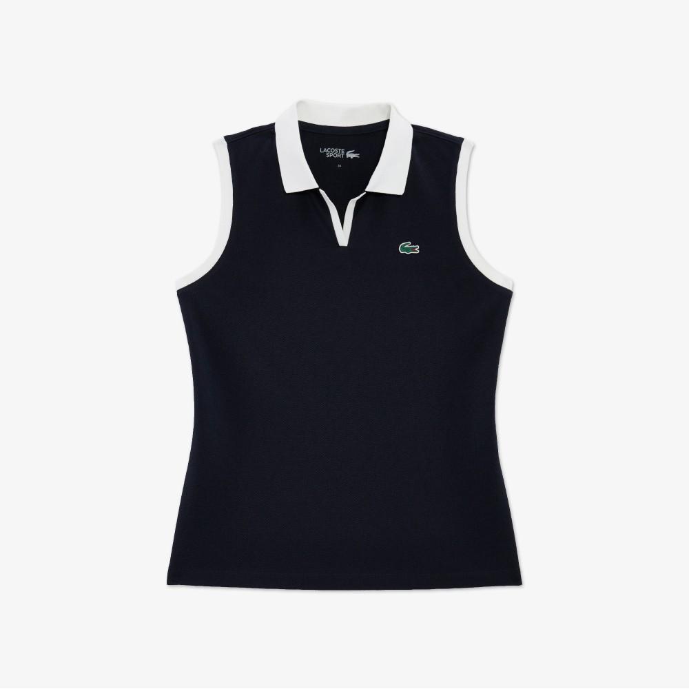 Lacoste Women's Tennis Sleeveless Polo Shirt PF761E-56GHDE