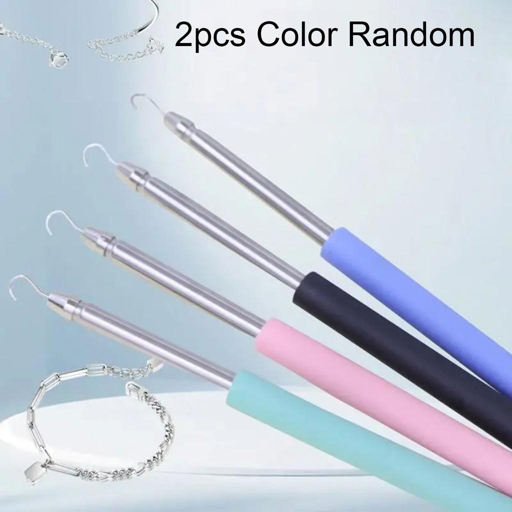 2pcs Help Wear Bracelet Tool Partner Jewelry Helper Fastening Aid Quickly Unfasten Hooking Equipment