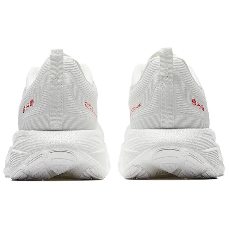 New Anta Cushioning, Wear Resistant Low Top Casual Running Shoes Men's White Red 112525558-3