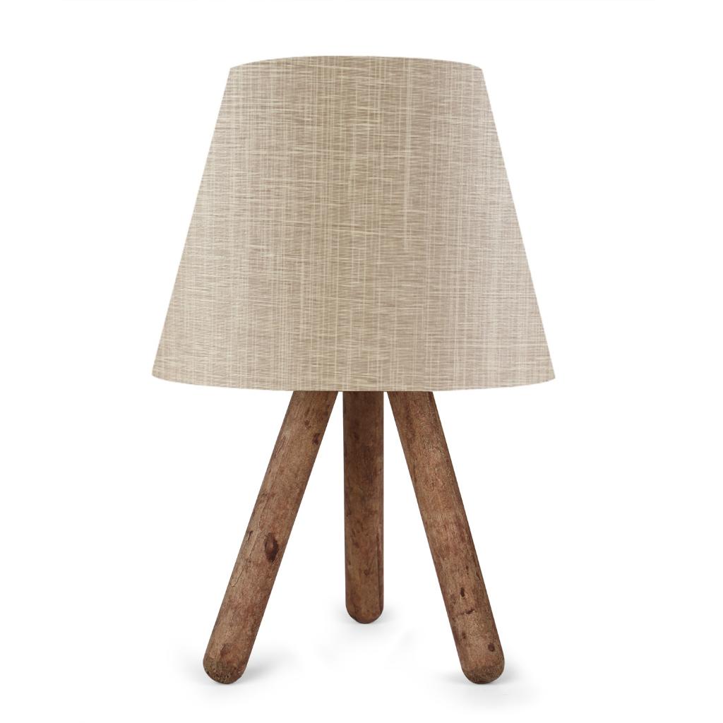 

Three-Legged Wooden Lampshade Bedroom Children s Room Table Lamp