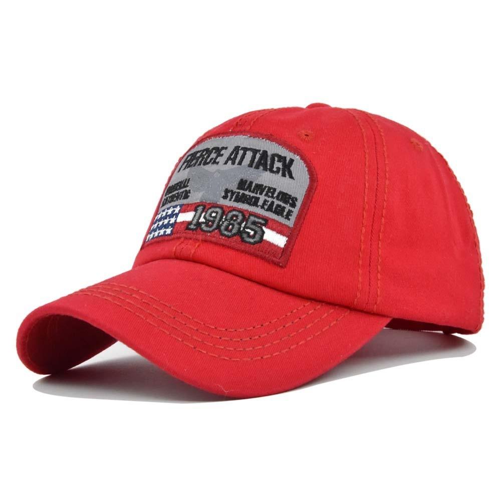 Cap Vintage Baseball Embroidered Duck Tongue Hat 1985 For Outdoor Activities Cap