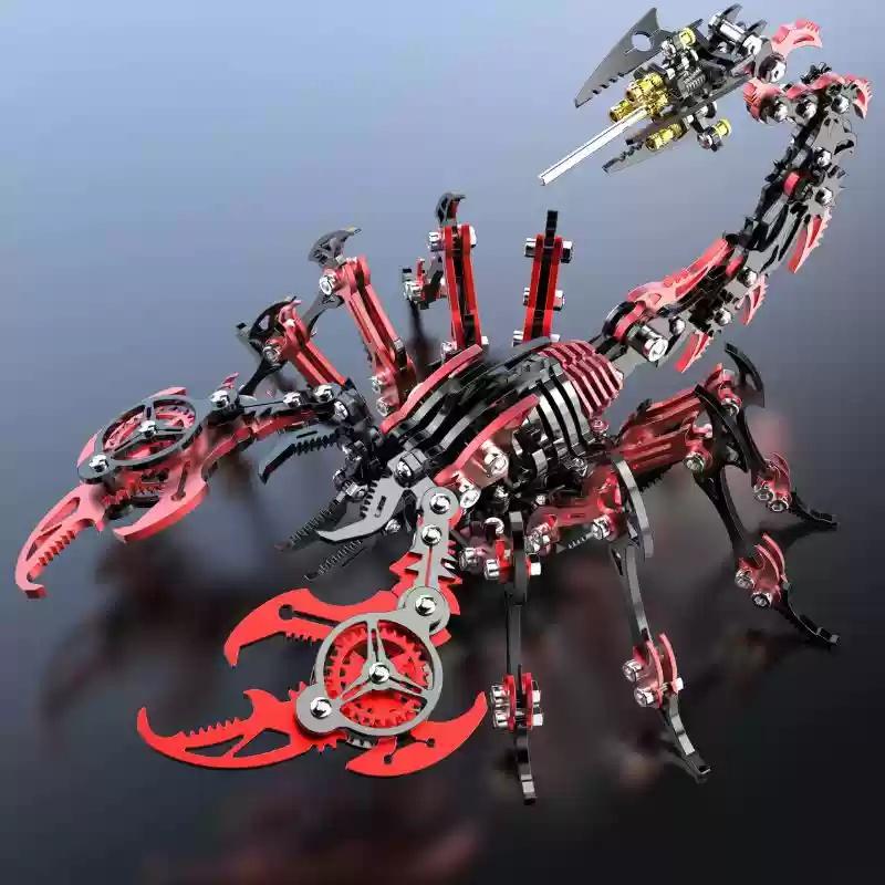 Limited Edition Scorpion King Diy Handmade Metal 3d Metal Animal Puzzle Assembly Model Puzzle Toy Boy Birthday Gift