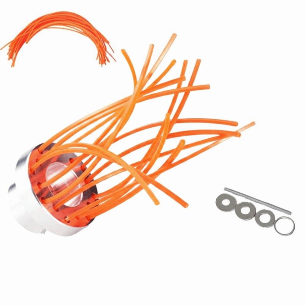 Aluminum Zinc Zinc Alloy Aluminum Porous Lawn Head 3 Discs Grass Cutting Head Trimming Head  Lawn Mowing
